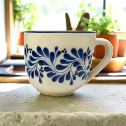 Café Mug - Garden Blue